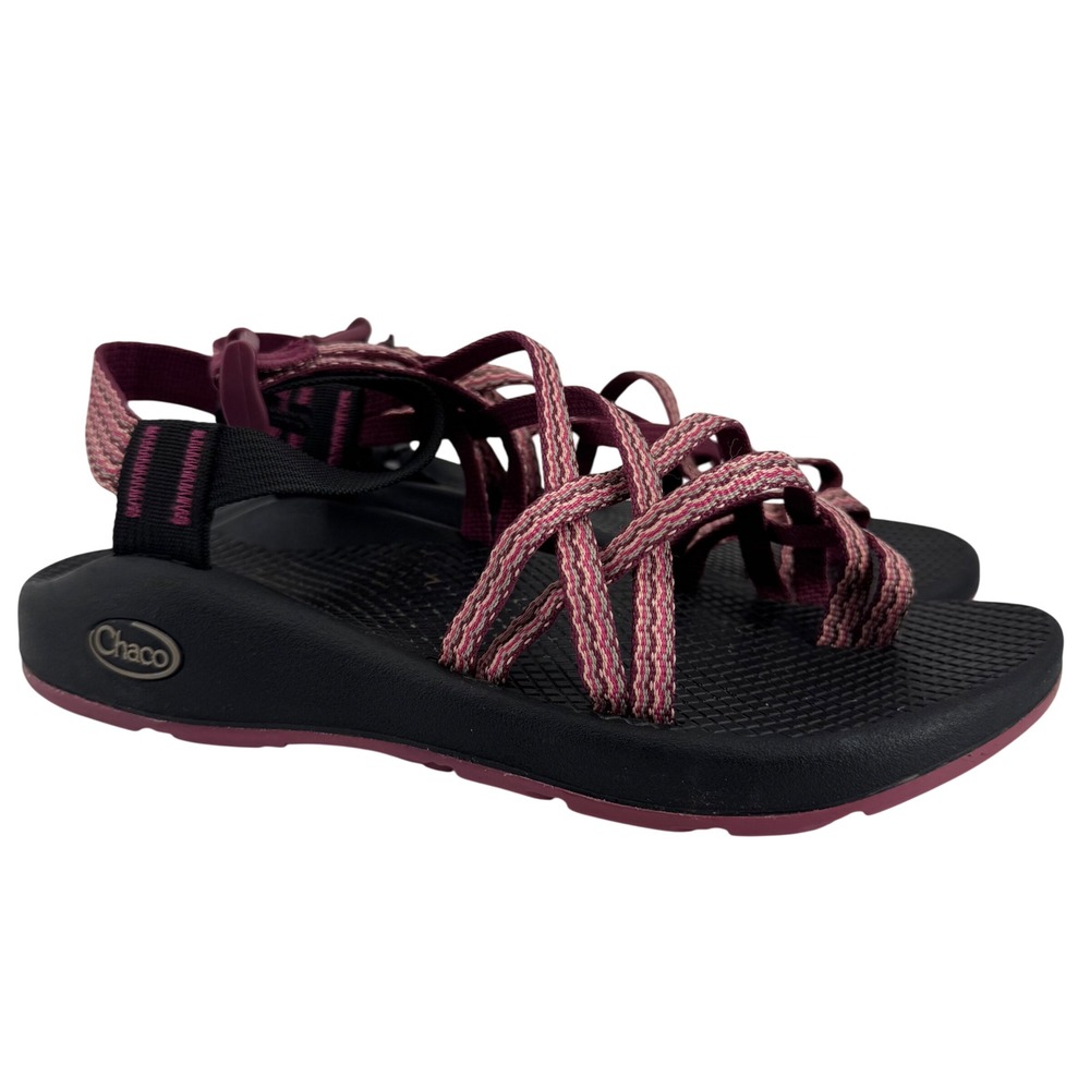 Chaco ZX2 Cloud Sandals Womens Size 8 Purple Pink Strappy Vibram Hiking Shoes